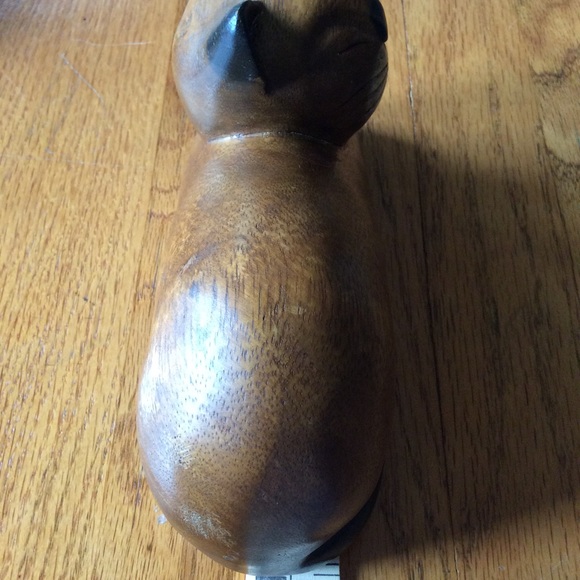 Vintage Hand Carved Wooden-Shelf Cat😺 - Picture 13 of 13